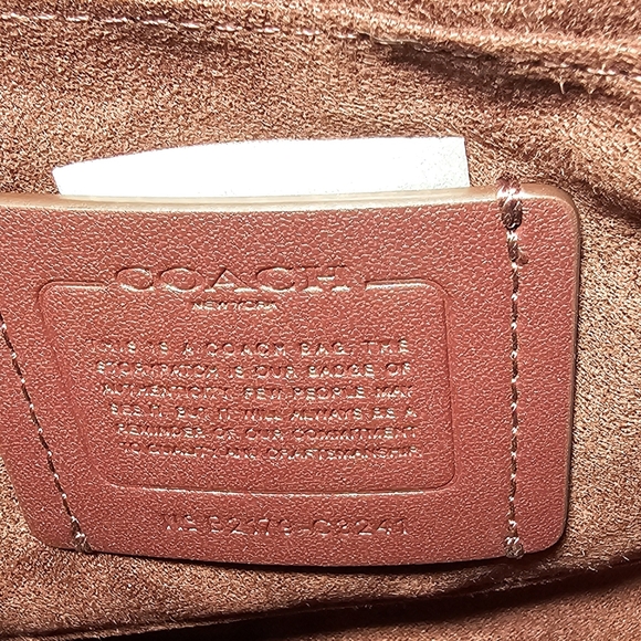 Coach Leather Purse George Saddle Bag Pretty in Pink Coach C3241 ~ NWT - Picture 11 of 16